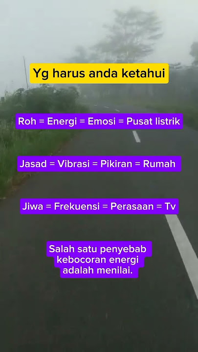 Energi - vibrasi - Frekuensi | ngaji roso | ngaji jawa | olah pikiran