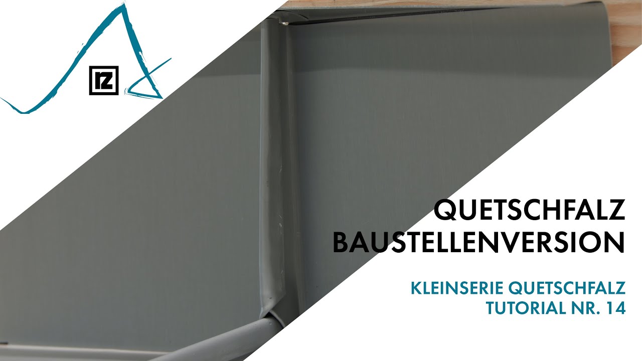 Tutorial: Kleinserie Quetschfalz - Baustellenversion (💪💪💪)