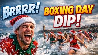 Freezing North Sea Challenge Boxing Day Dip At South Shields