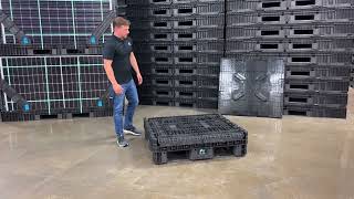 45×48×34 Collapsible Bulk Container | Heavy-Duty Plastic Bulk Bin Overview