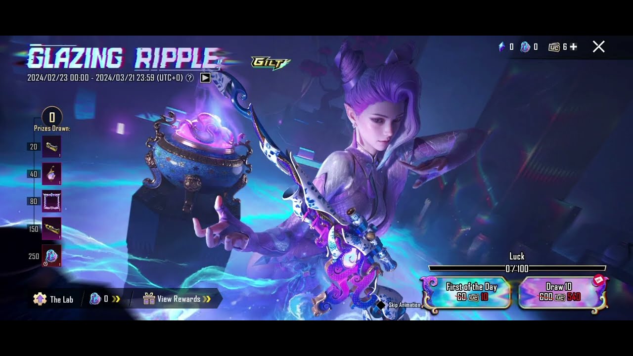 GLAZING RIPPLE AWM EVENT / TIPS AND TRICKS / EUROPE LOBBY PUBG MOBILE