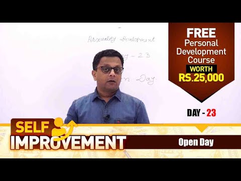 Open Day | Self Improvement | Best Personal Development Course in Hindi Day - 23