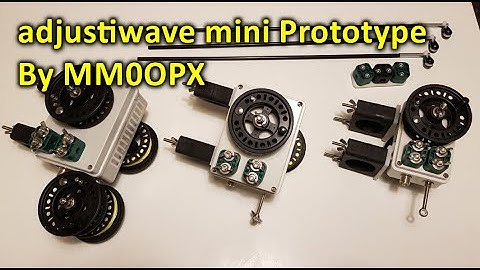 adjustiwave mini Linear Loaded Vertical Antenna Prototype by MM0OPX