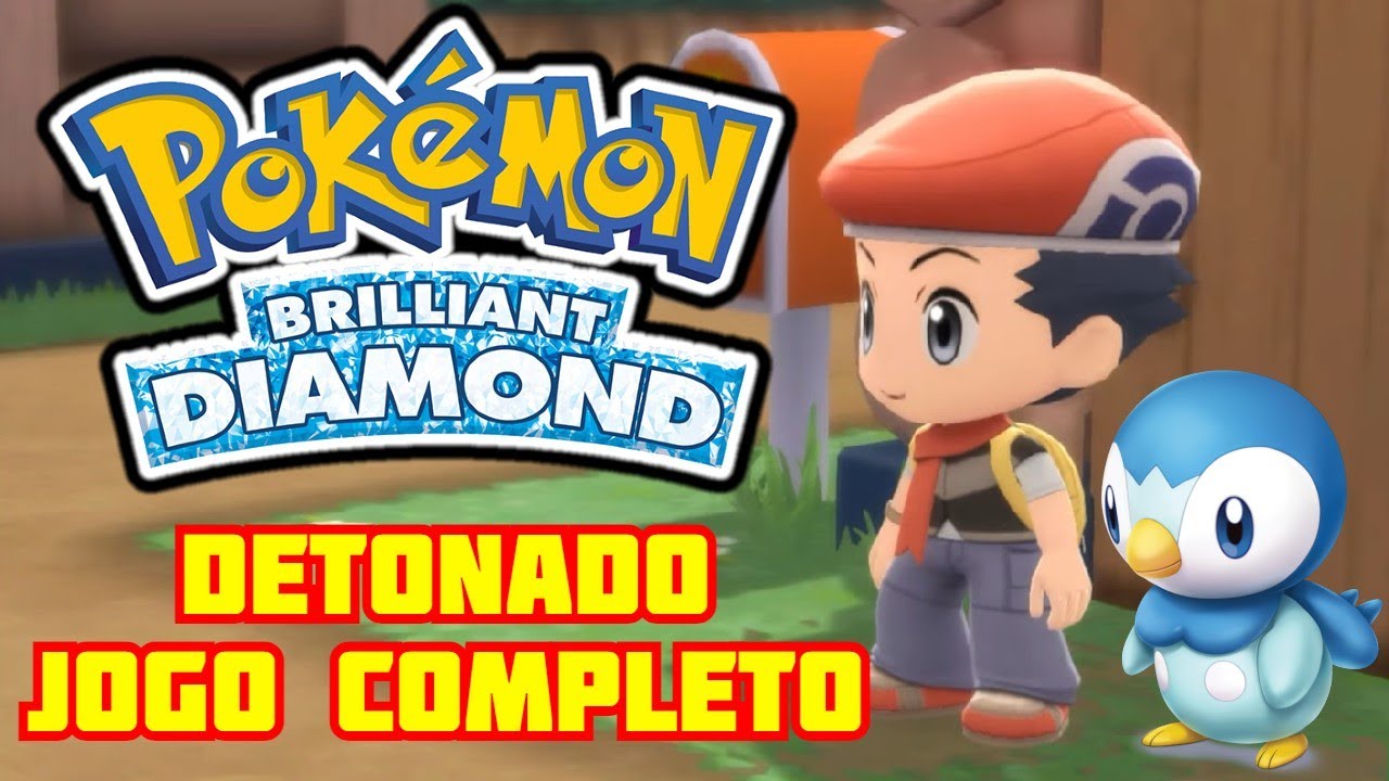 Pokémon Brilliant Diamond - ZERADO - Detonado do Pokemon de Nintendo Switch  - COMPLETO 