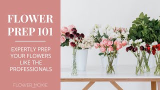 DIY Flower Prep and Care 101-  Long, Extended Version with Unboxing screenshot 2