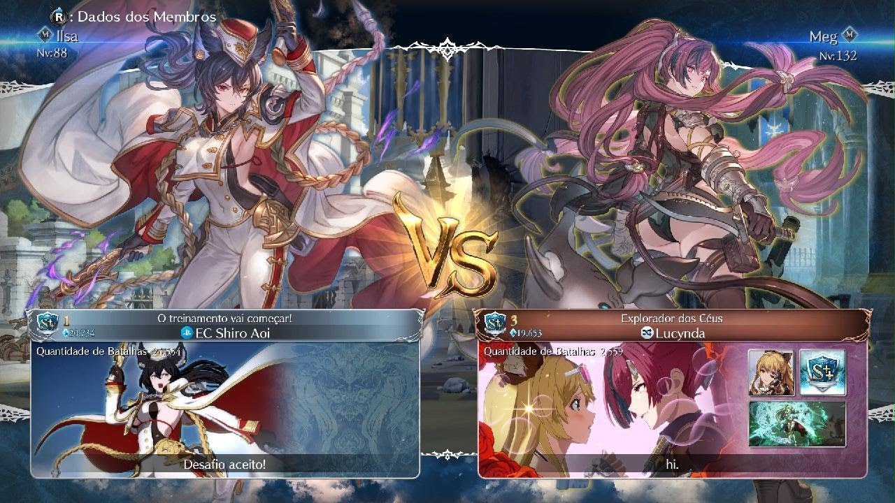 Granblue Fantasy Versus: Rising - Ilsa (ShiroAoi) vs Meg (Lucynda)