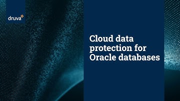 Cloud data protection for Oracle databases