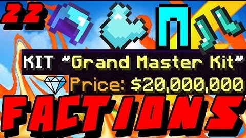 "$20,000,000 OP GKIT! GRAND MASTER KIT!" Minecraft Factions Cosmic Pvp Goodness Planet #22