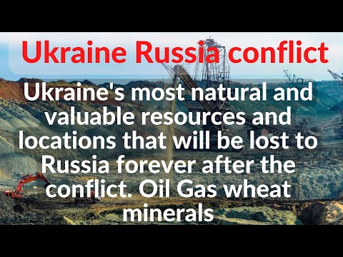 Ukraine&rsquo;s cost of war:natural and valuable resources that will be lost to Russia after the conflict.