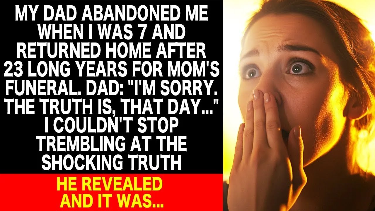 After 23 years, Dad, who had abandoned me, returned home for Mom's funeral. The hidden truth was...