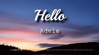 Adele - Hello (Lyrics)🎵 best music