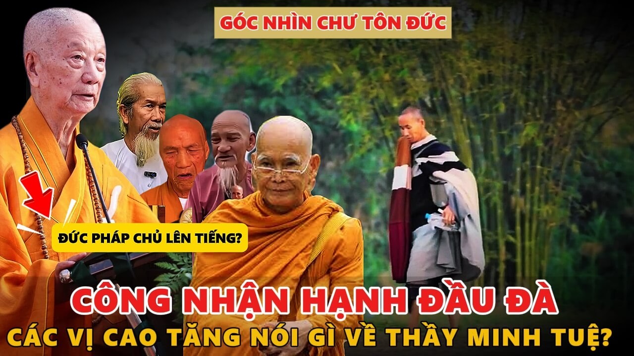 BẤT NGỜ: Đức Pháp Chủ Công Nhận Hạnh Đầu Đà? Các Vị Cao Tăng Nói Gì Về Thầy Minh Tuệ?