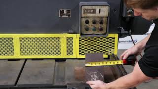 Cincinnati 1410 3/16 x 10' Mechanical Power Air Clutch Squaring Shear