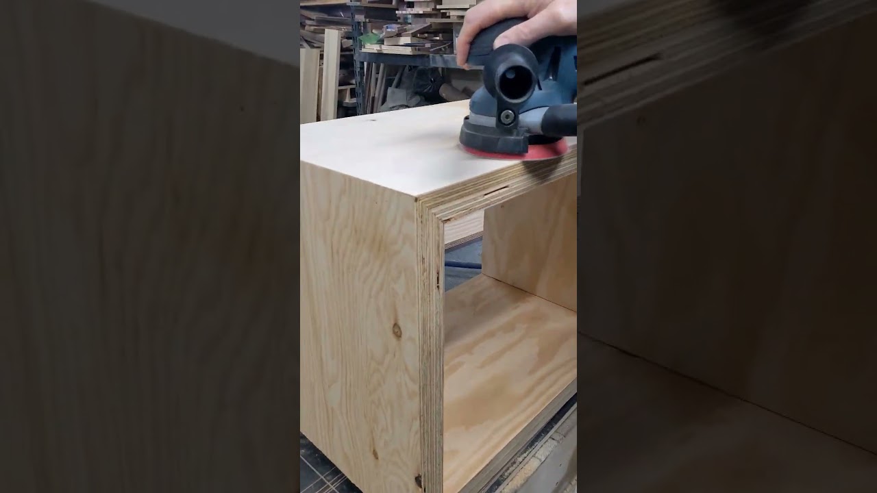TV Stand Sanding Time 