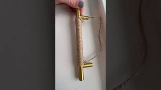 DIY Drawer Pulls #diy #diyprojects #diyideas #diyhomedecor #budgetfriendly #homedecor #home #decor