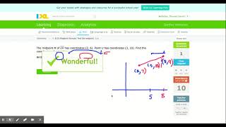 IXL - Midpoint formula: find the endpoint (Geometry practice)