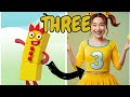 NUMBERBLOCKS Characters as Humans And Their Favorite Movies, Snacks &amp; More! | One, Two, Three