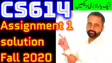 CS614 Assignment No 1 Solution Fall 2020 | Abid Farooq Bhutta | Data Warehousing Correct Solved 2020
