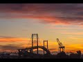 Vincent Thomas Bridge at Sunrise