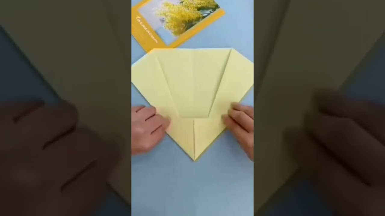 Origami video tutorial step by step airplane 