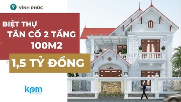 Ngắm Nhìn Vẻ Đẹp Tinh Tế Của Mẫu Biệt Thự Tân Cổ Mái Thái 2 Tầng Tại Vĩnh Phúc | Nhà Đẹp