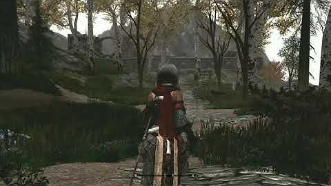 skyrim se - Xbox one - Playing with lighting adjustments. cool dark HD enb like effect.