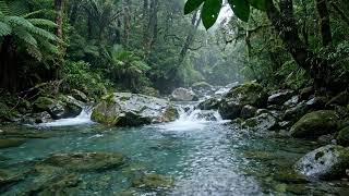 Natural Waterfall Sounds in Forest | Gentle Stream Flow for Sleep, Meditation & Focus