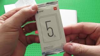 Unboxing Xiaomi XMKDDYJHY01 HD Wireless Bluetooth Portable Pocket Instant Printer Full Color screenshot 3