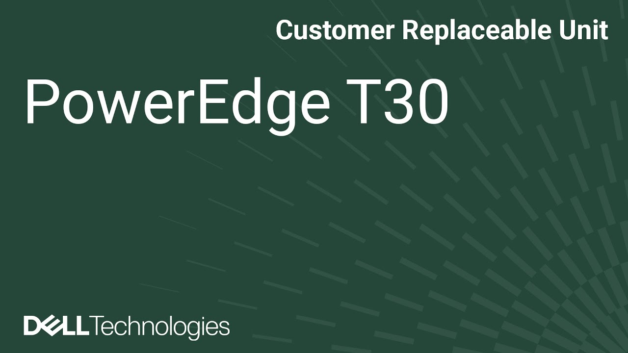 Dell PowerEdge T30: Express Service Tag