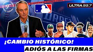 El futuro del béisbol cambia: MLB propone un Draft Internacional y nuevas reglas ⚾🔥