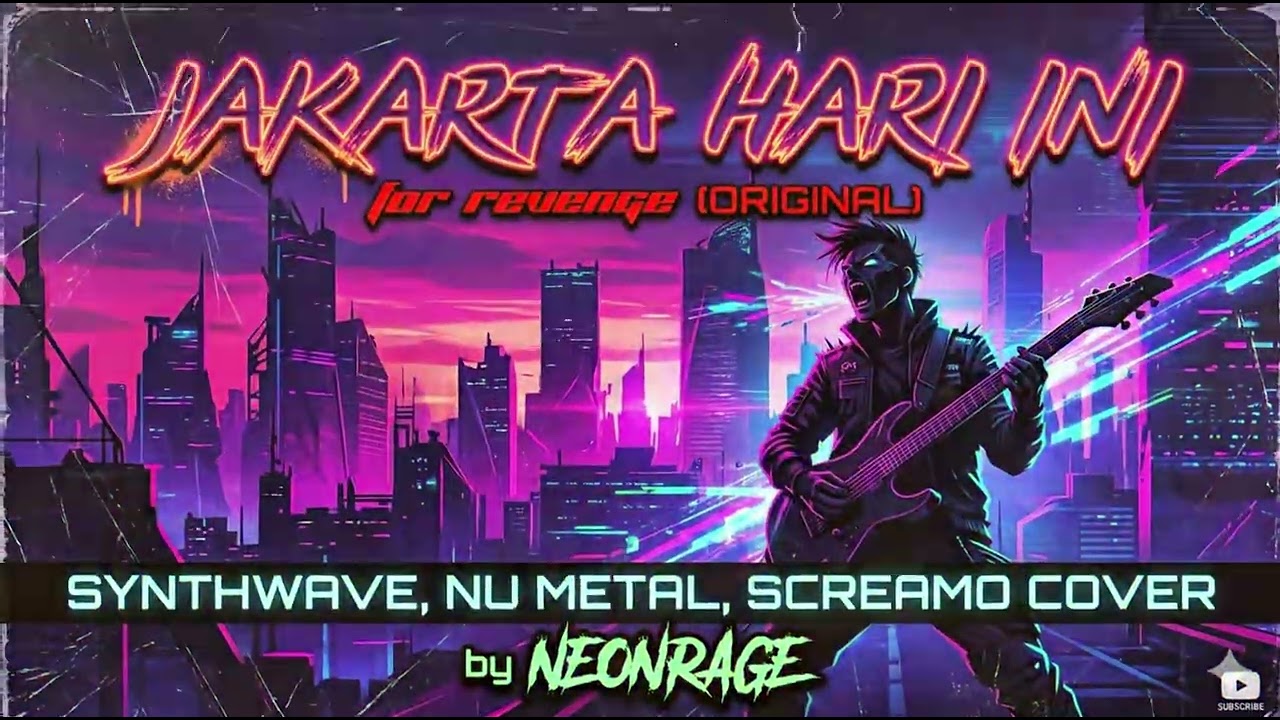 JAKARTA HARI INI (For Revenge) — Synthwave Post-Hardcore Cover by NEONRAGE 🔥 Lebih Emosional