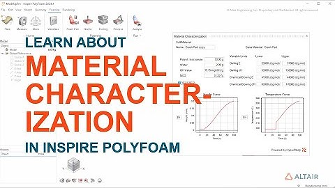 Learn About Material Characterization in Inspire PolyFoam