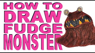 How To Draw The Fudge Monster The Amazing Digital Circus