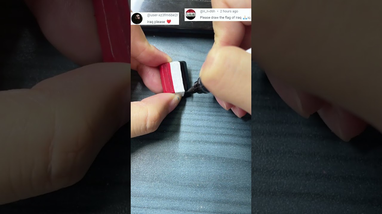 Drawing Iraq on the keyboard 