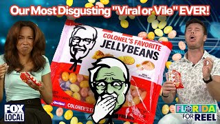 Viral or Vile? We taste test KFC flavored jelly beans | Florida For Reel