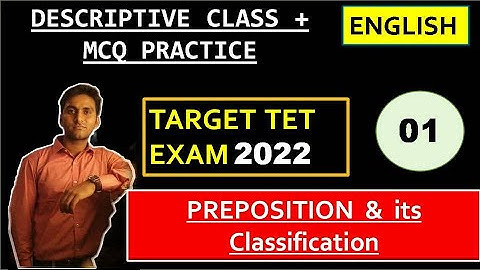 Primary TET 2022 || Preposition Part 1 || English Grammar and Vocabulary Class by RGM EDUCATION