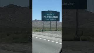 CROSSING NEW MEXICO STATE LINE#road#driving#shorts#short#viral#video#trending#trendingshorts#travel