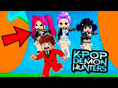 ESCAPA DEL TSUNAMI DE KPOP DEMON HUNTERS COMPLETO (ROBLOX)