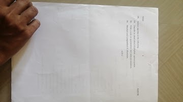 Msc(Botany) 3rd sem vskub question paper - 2021