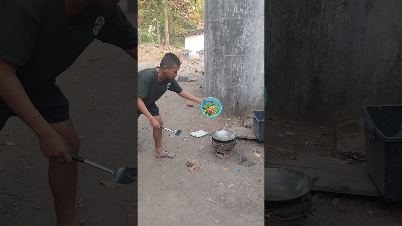 Guy Too Scared to Toss Food in Hot Pan 😂 | Cooking Fails & Fears