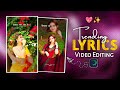 Trending Lyrics Video Editing | Alight Motion Status Editing | New Viral Reels Editing Tutorial