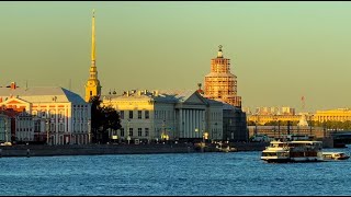 картинка: питер. осень. васильевский остров. стрим.