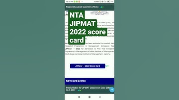 NTA jipmat 2022 score card#ntajipmat2022#jipmat2022result #shorts #link 👇#nta2022