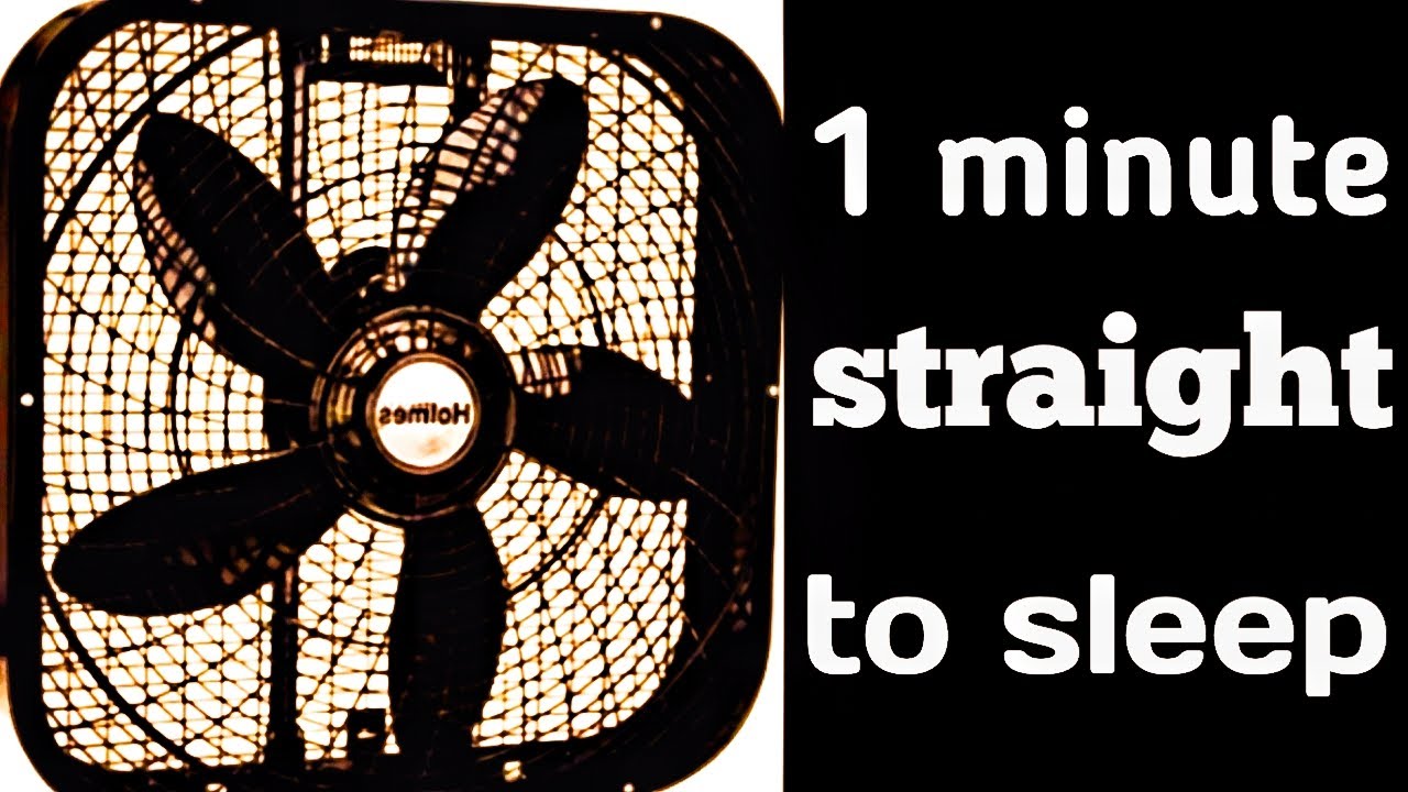 Box Fan Sound with Black Screen for Sleeping | Soothing White Noise to Relax and Fall Asleep Fast*1'
