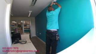 Signs Express Southampton - Meeting Room Wall Graphics time-lapse
