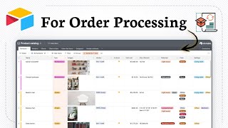 How to use Airtable for order processing (Basic Workflow Setup)