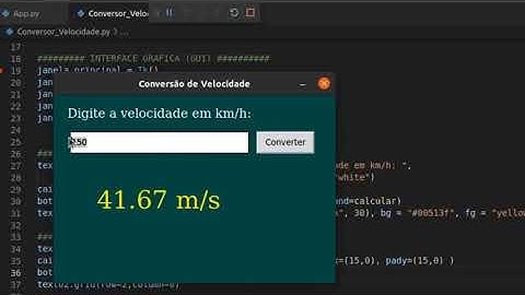 TKinter - Ajustando os Widgets no Layout | Conversor de Velocidade | Parte 3