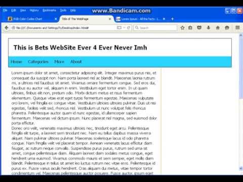 Tutoriale Html si Css - Creare Site de la Zero #3