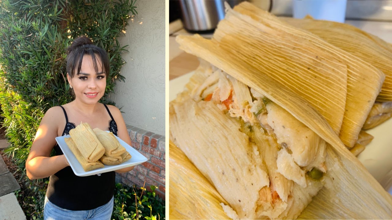 LOS MEJORES TAMALES DE POLLO CON VERDURAS RECETA EXPLICADA PASO A