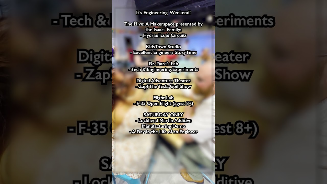 Engineering Weekend Event at Orlando Science Center!